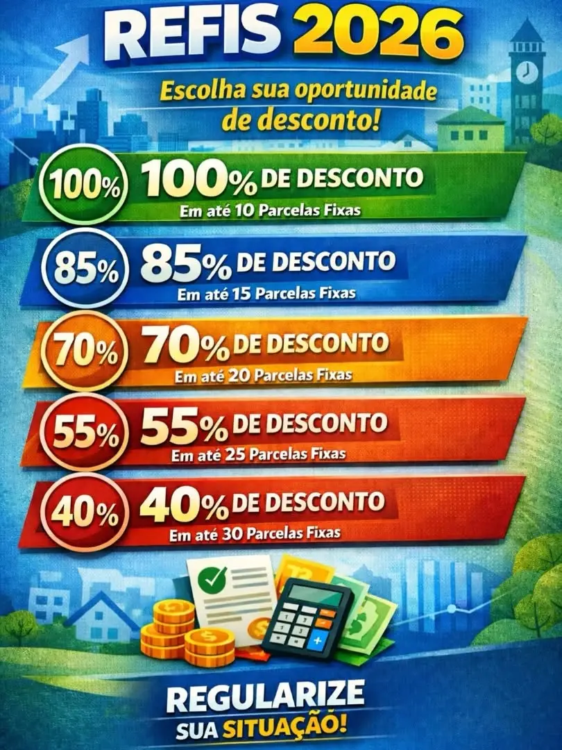REFIS 2026 em Morro Grande: Regularize seus Débitos com Descontos de até 100%