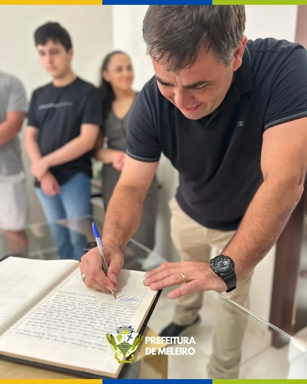 Prefeito de Meleiro Transmite Cargo Interinamente ao Vice em Ato Solene