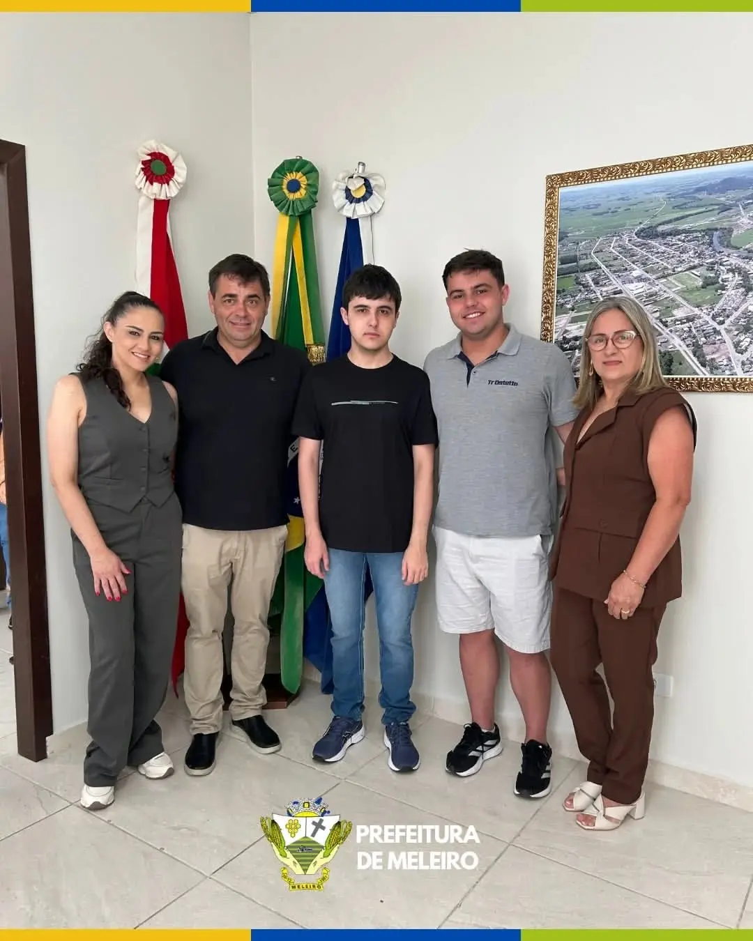 Prefeito de Meleiro Transmite Cargo Interinamente ao Vice em Ato Solene