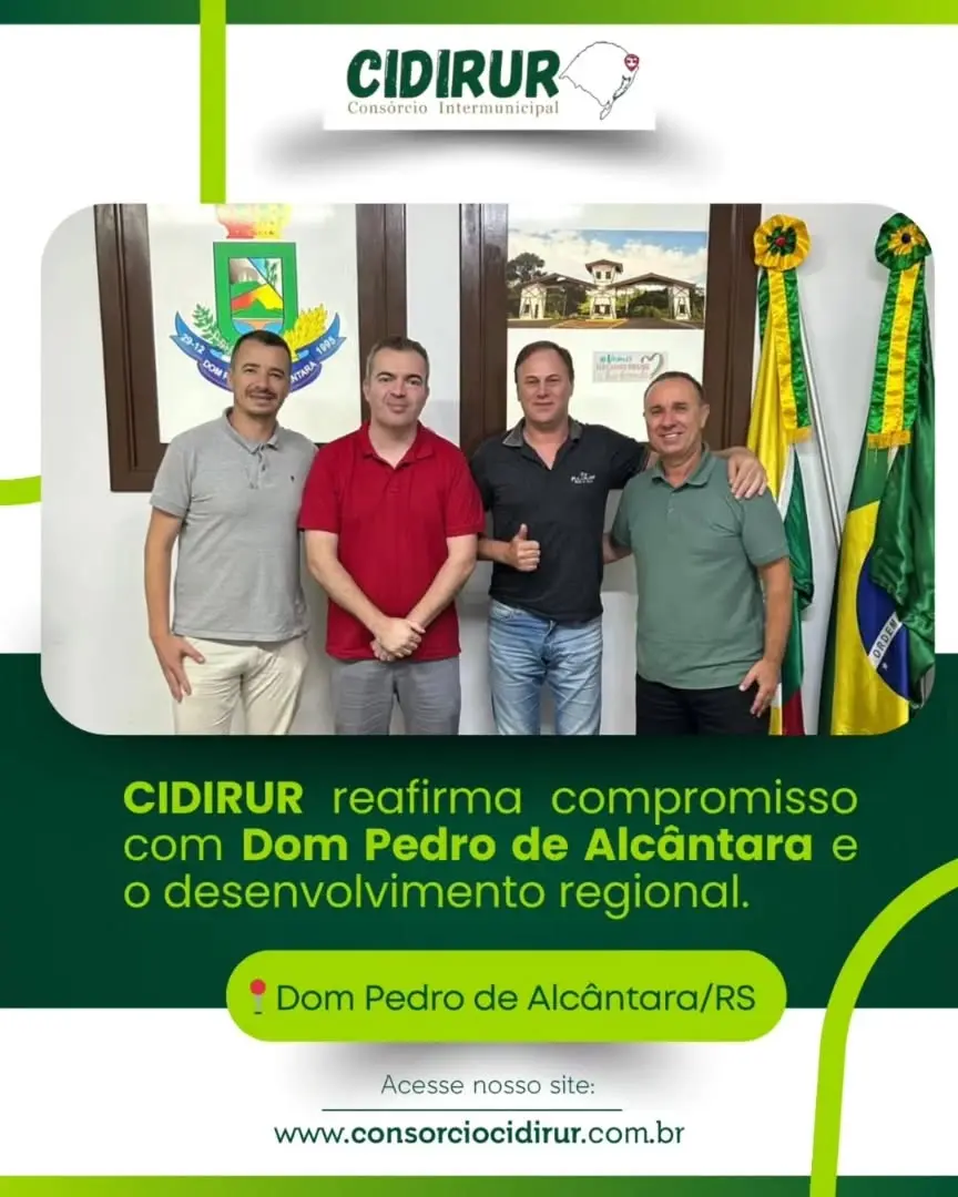 CIDIRUR e Dom Pedro de Alcântara Unem Forças para o Desenvolvimento Regional