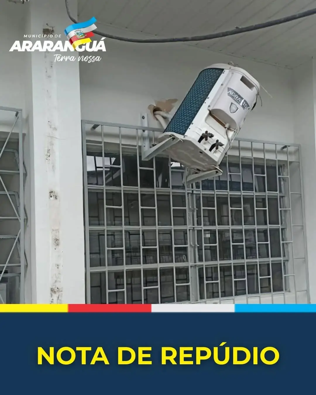 CRAS de Araranguá Alvo de Vandalismo: Prefeitura Busca Apoio da Comunidade