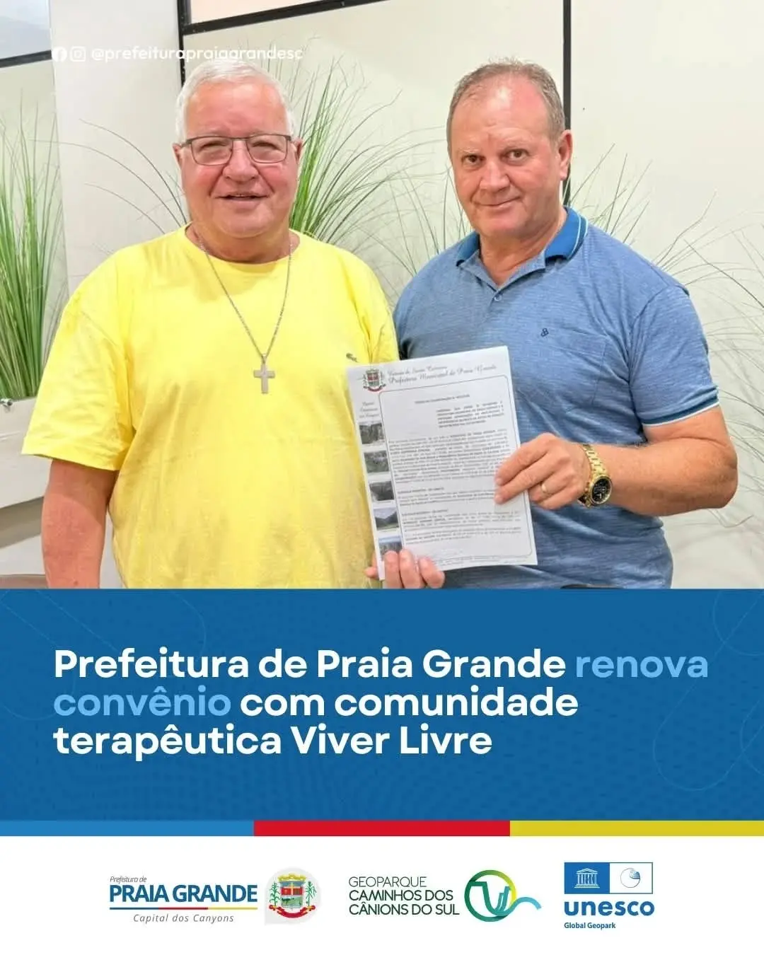 Prefeitura de Praia Grande Reforça Apoio à Comunidade Terapêutica Viver Livre em 2026