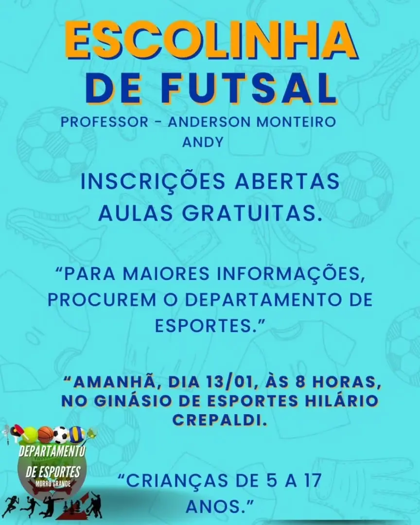 Futsal em Morro Grande: Aulas Recomeçam com Novas Inscrições Abertas