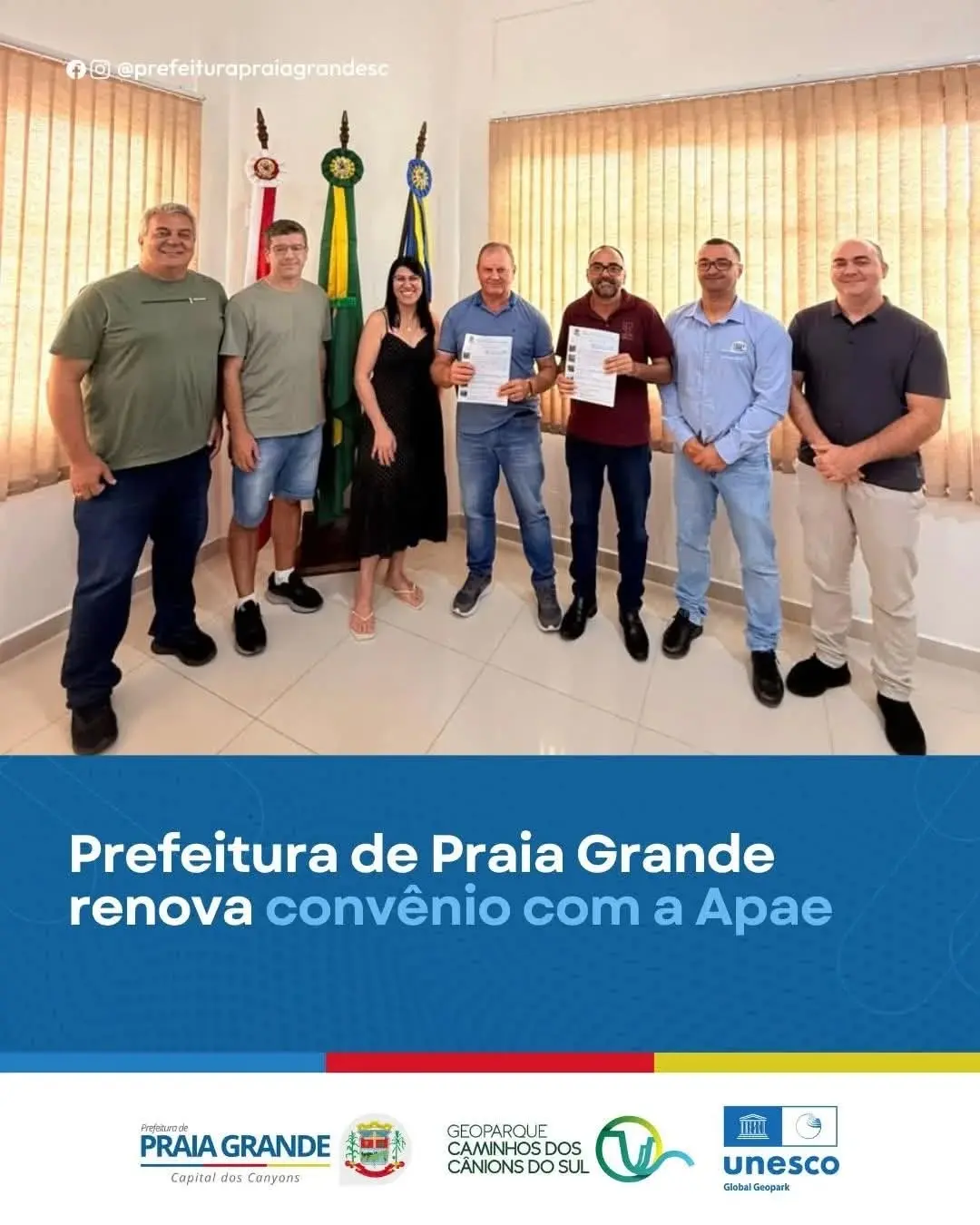 Prefeitura de Praia Grande Garante Apoio à APAE com Renovação de Convênio em 2026