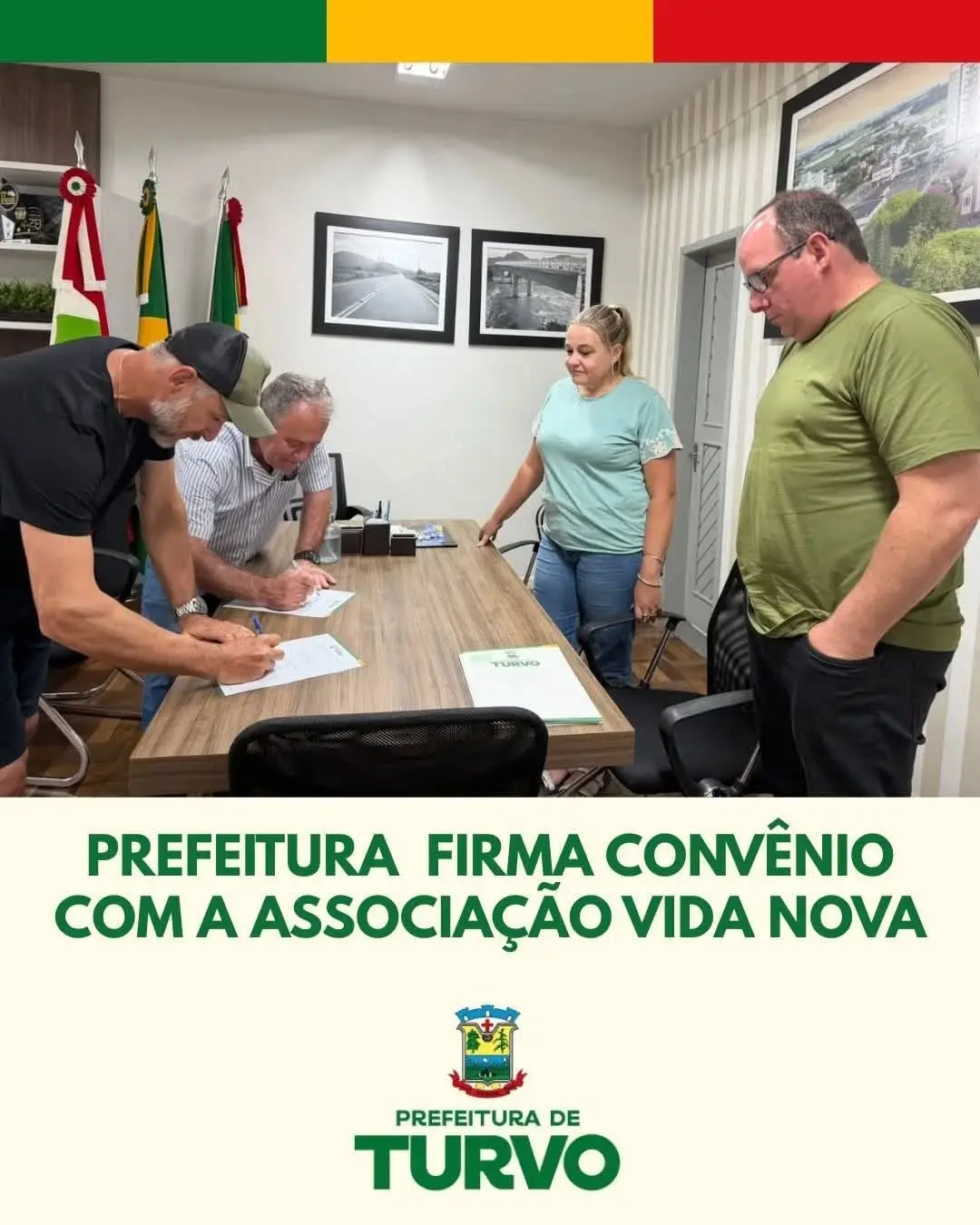 Prefeitura de Turvo Garante Apoio Financeiro à Associação Vida Nova para Acolhimento e Reinserção Social