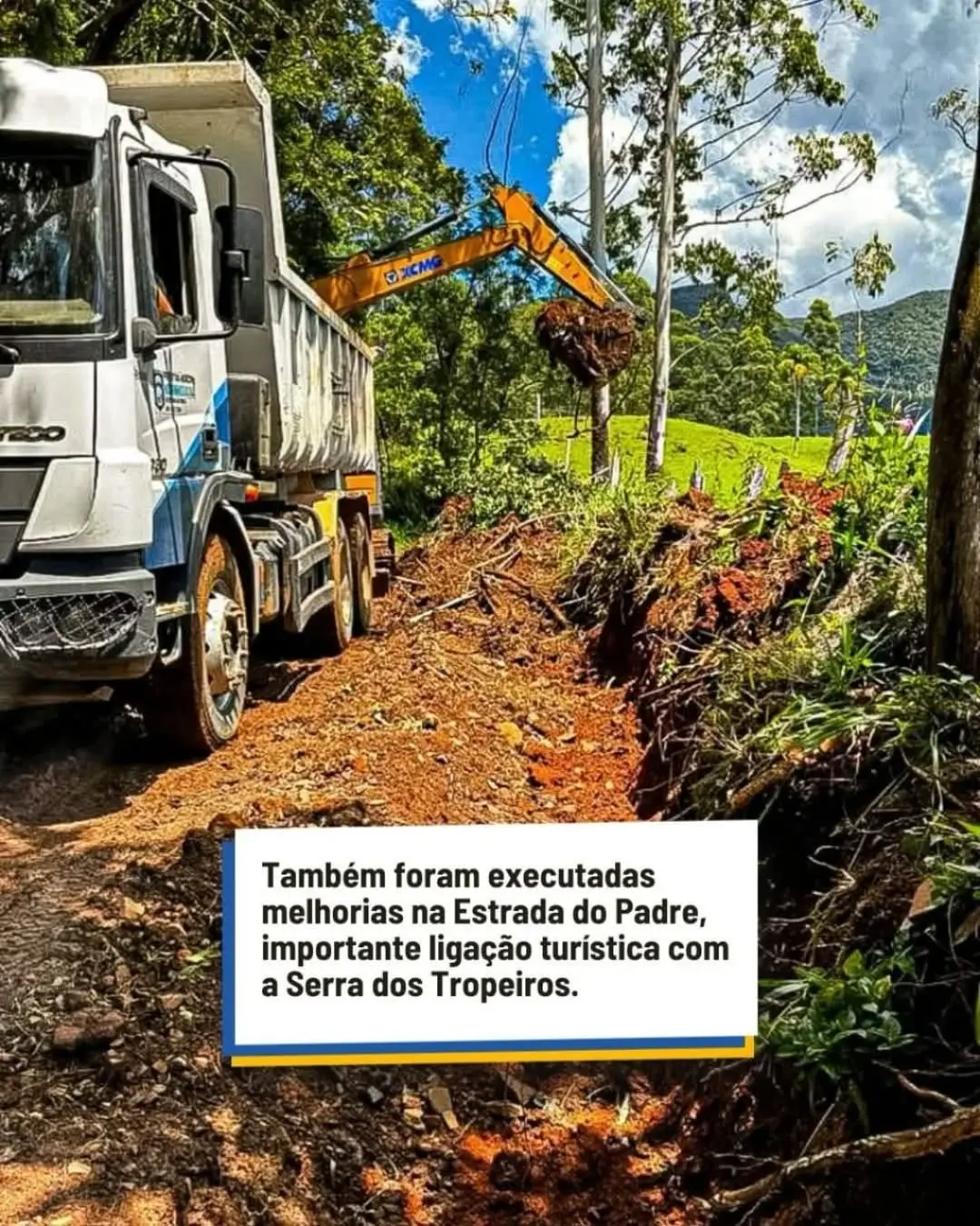 Morrinhos do Sul Melhora Acesso Rural com Manutenção de Estradas