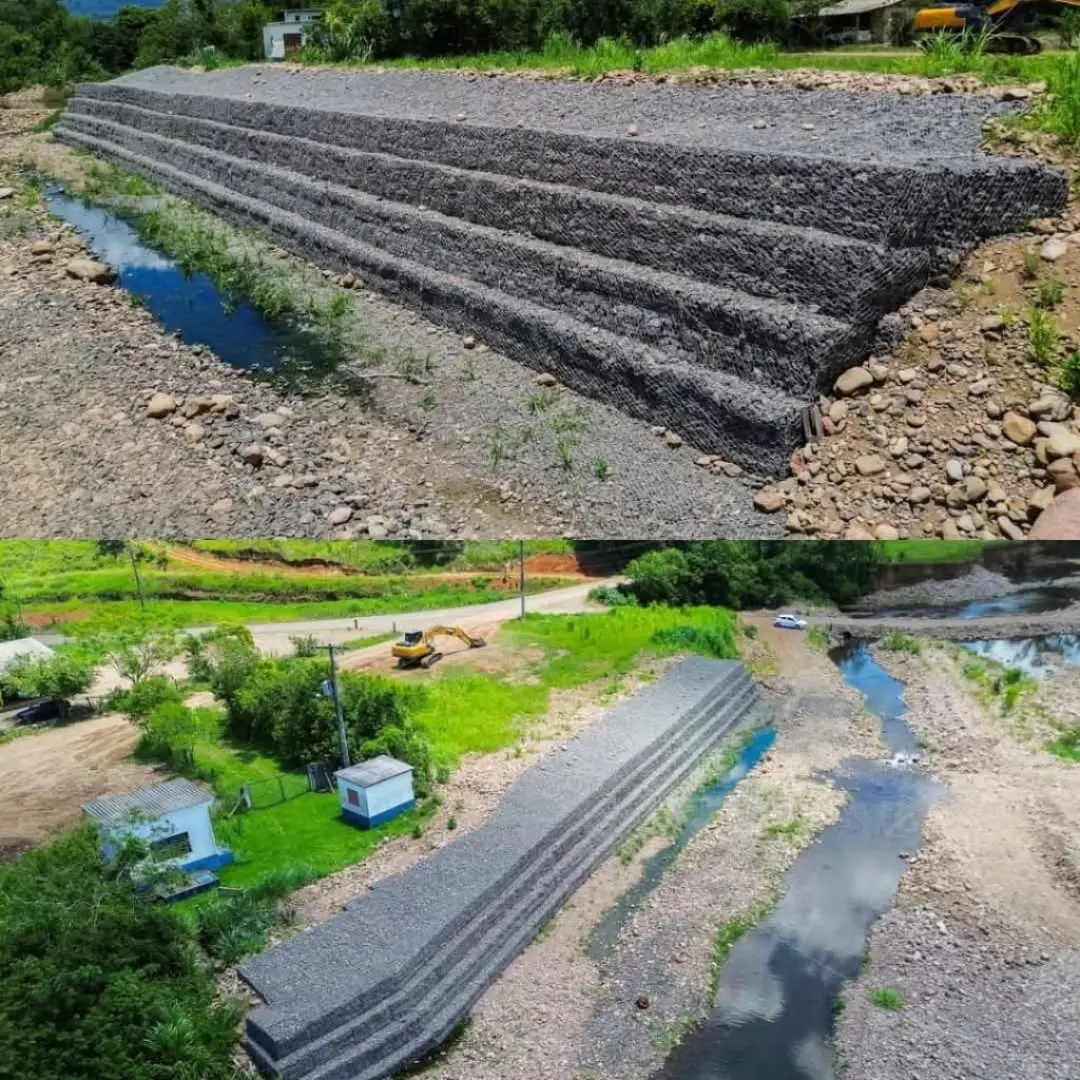 Praia Grande Garante Abastecimento de Água com Obra de Contenção no Rio Mampituba