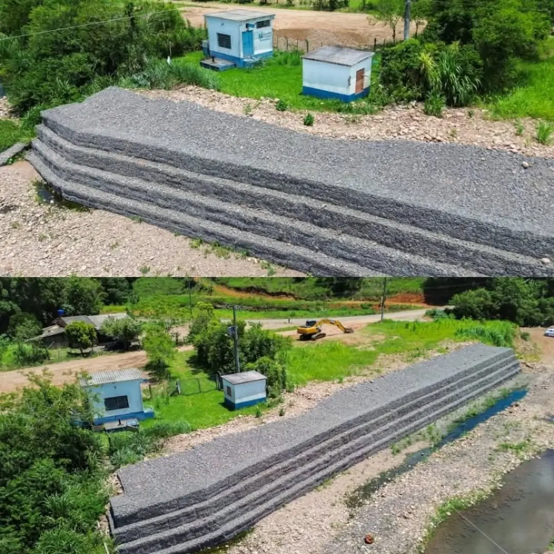 Praia Grande Garante Abastecimento de Água com Obra de Contenção no Rio Mampituba