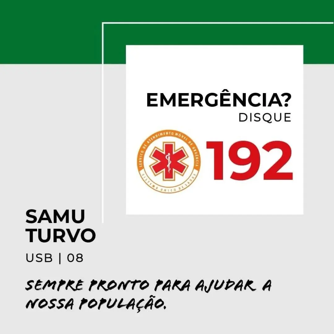 SAMU de Turvo: Relatório de Atendimentos de 2025 Demonstra Compromisso com a População