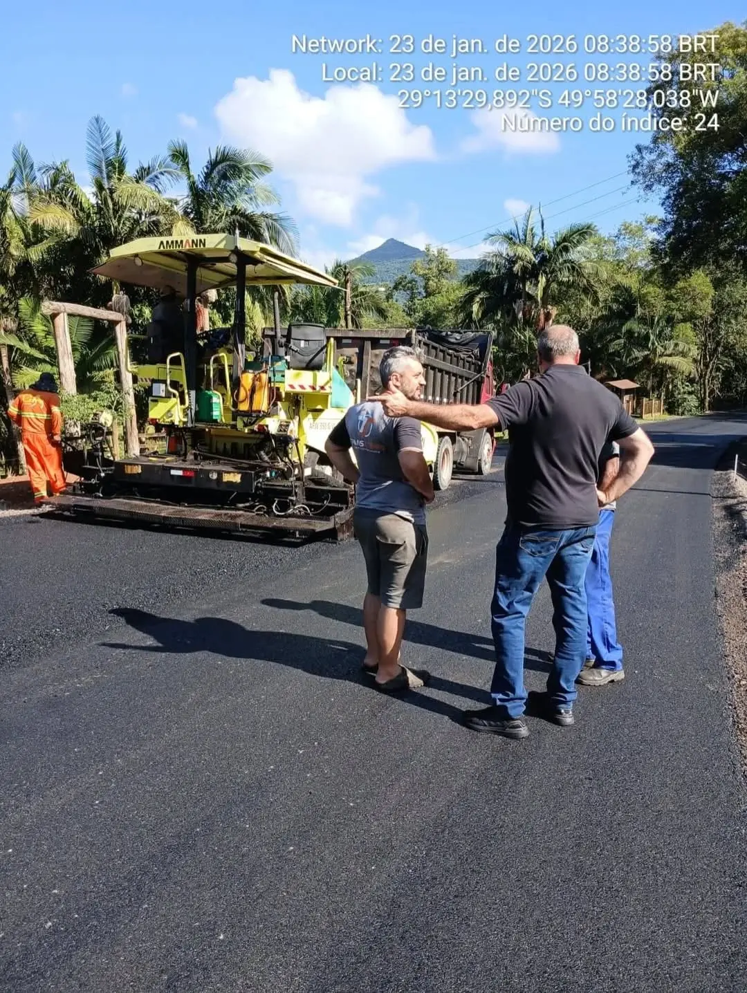 Mampituba Avança com Pavimentação Asfáltica na Estrada da Santinha