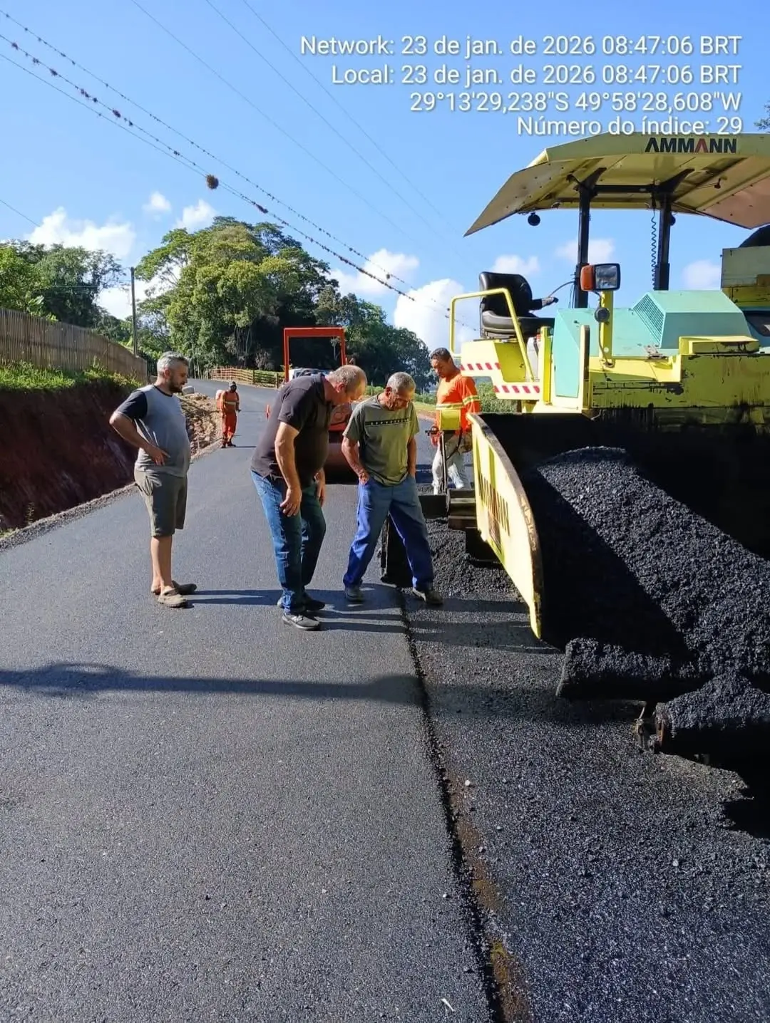 Mampituba Avança com Pavimentação Asfáltica na Estrada da Santinha
