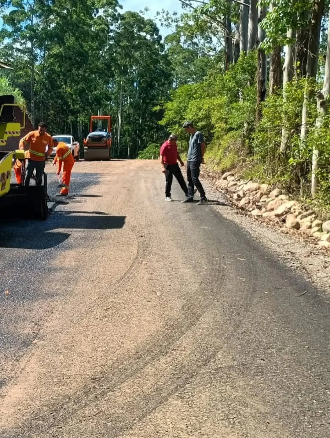 Mampituba Avança com Pavimentação Asfáltica na Estrada da Santinha