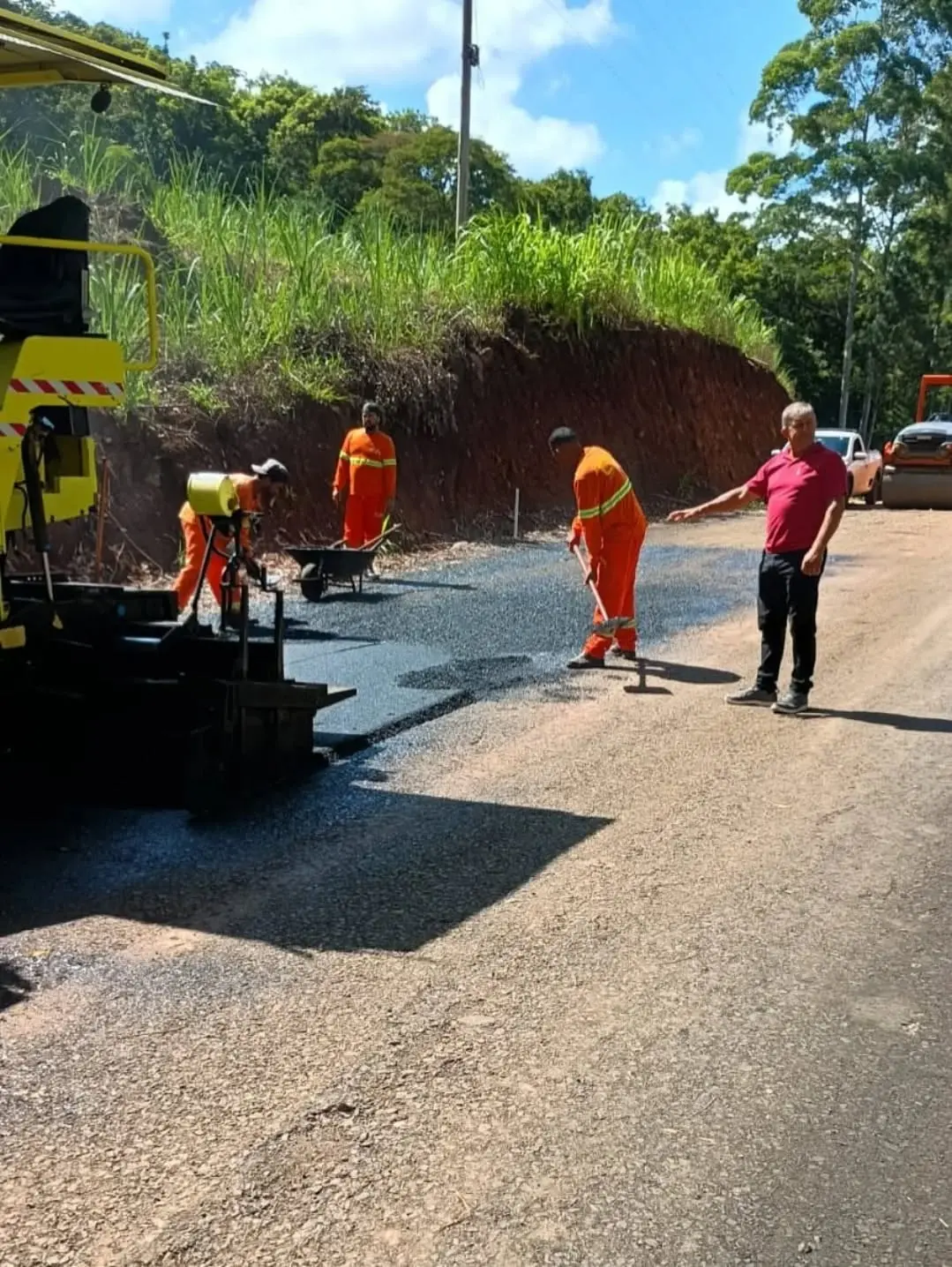 Mampituba Avança com Pavimentação Asfáltica na Estrada da Santinha