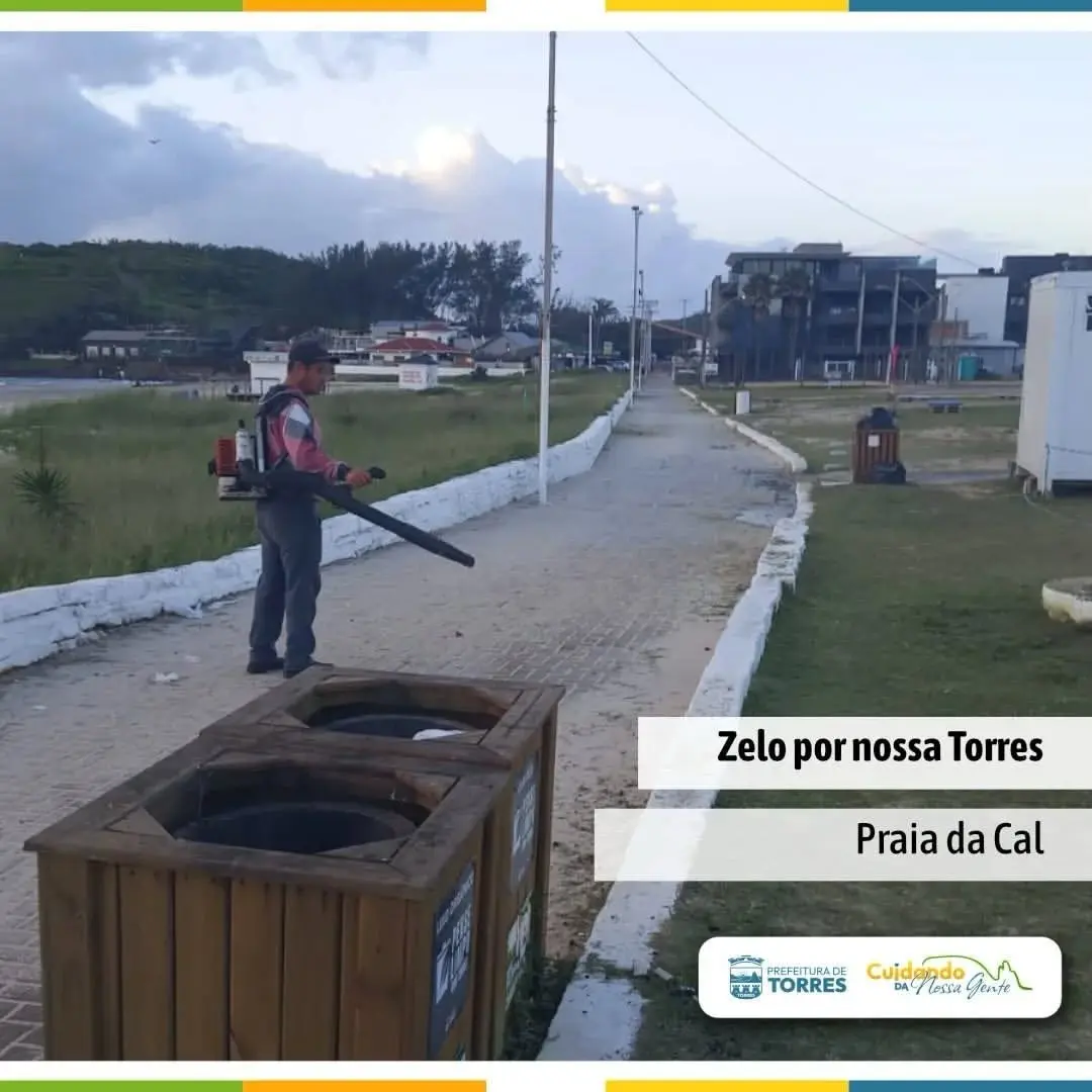 Prefeitura de Torres intensifica zeladoria urbana para melhoria da qualidade de vida