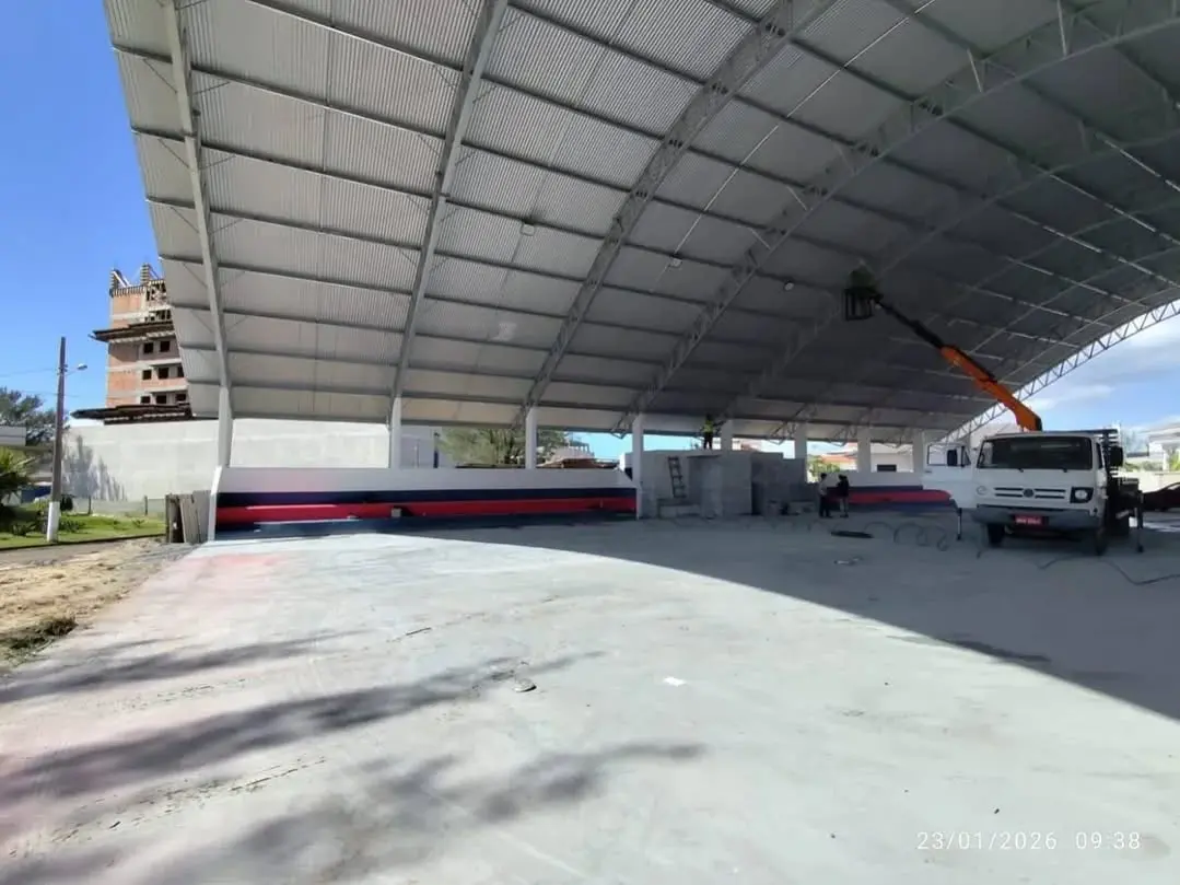 Balneário Gaivota Ganha Nova Poliesportiva: Inauguração com Jogo Festivo