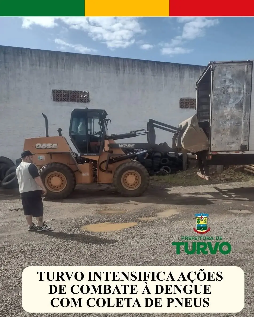 Turvo intensifica combate à dengue com recolhimento de pneus