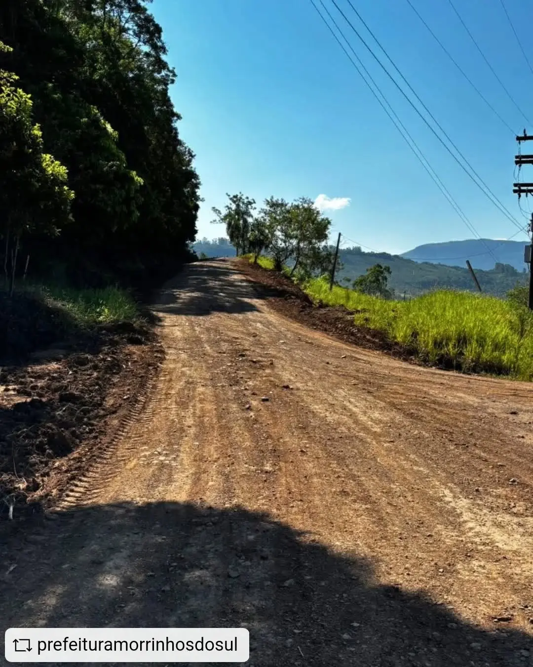 Prefeitura de Morrinhos do Sul Melhora Acesso e Segurança na Estrada do Chapecó