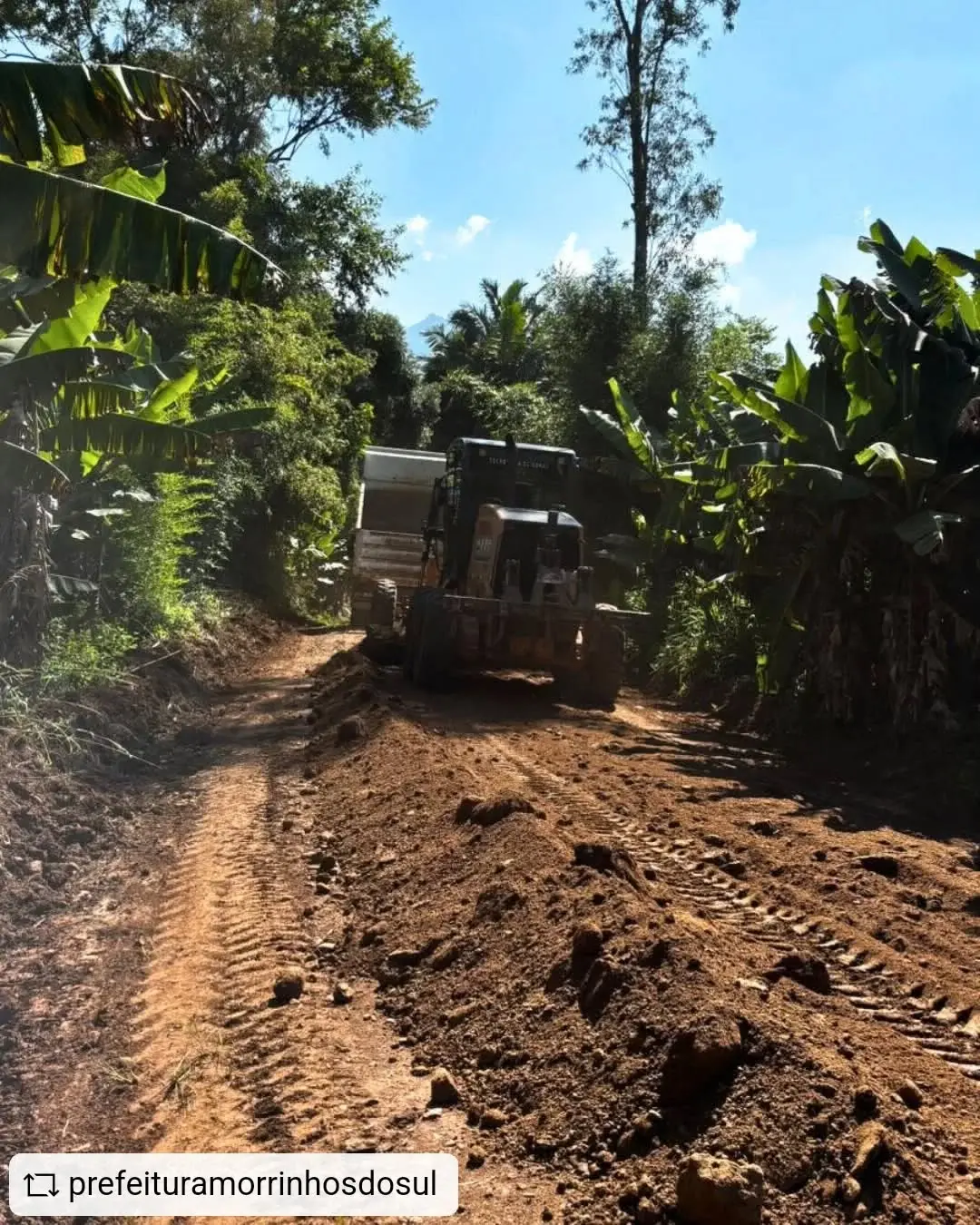 Prefeitura de Morrinhos do Sul Melhora Acesso e Segurança na Estrada do Chapecó