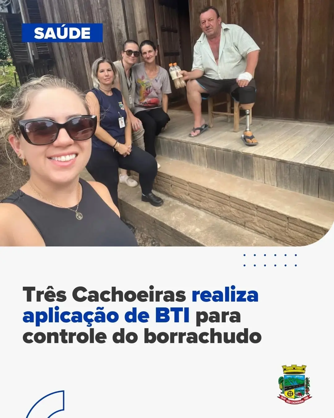 Três Cachoeiras Intensifica Controle do Borrachudo com Aplicação de BTI