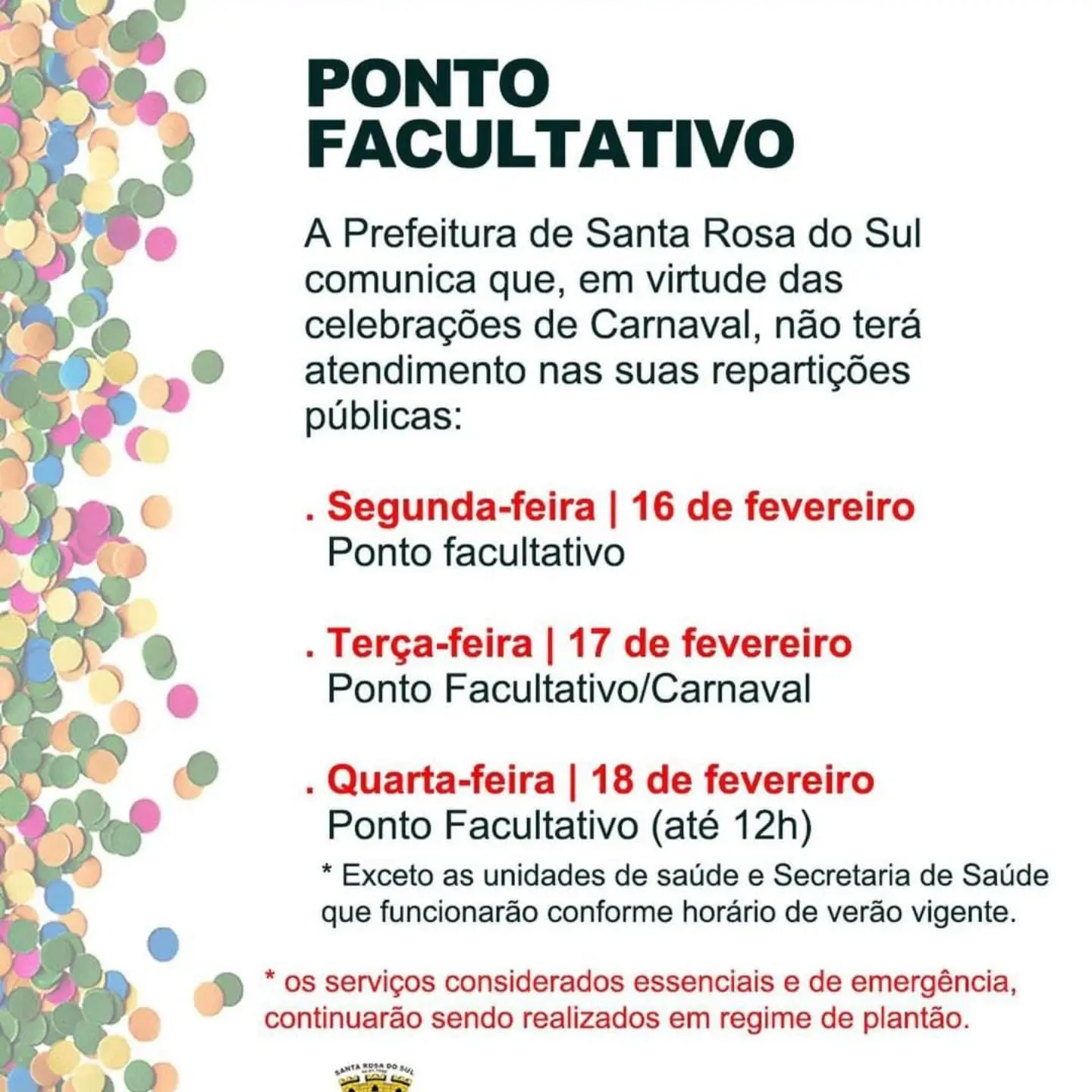 Santa Rosa do Sul: Novidades e Destaques da Cidade em Fevereiro de 2026
