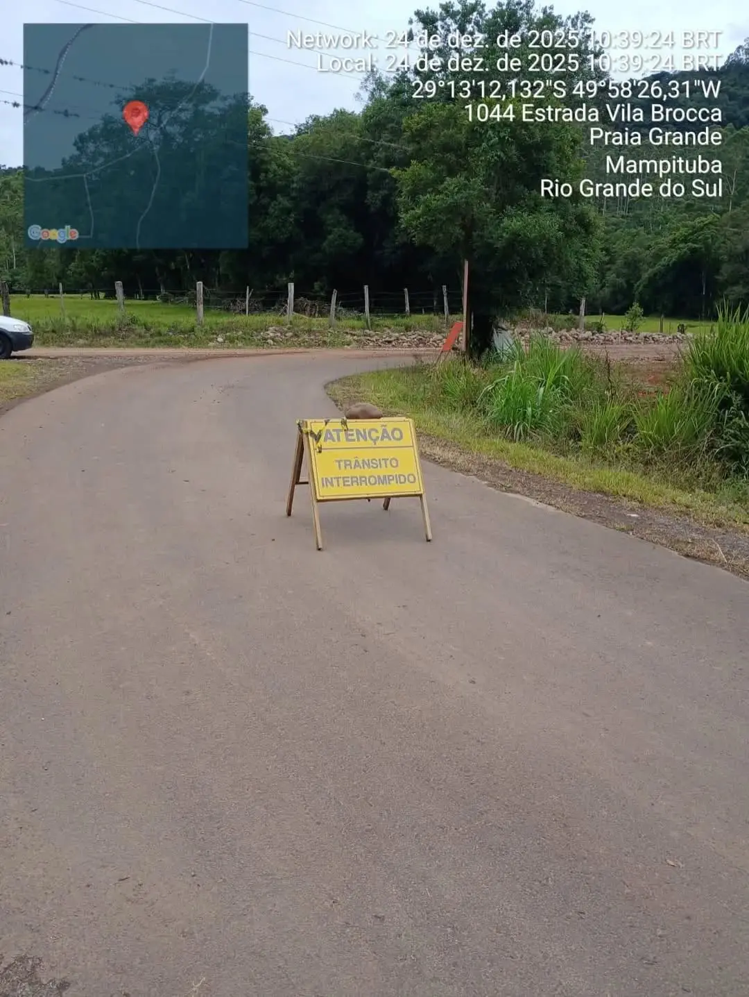 Atenção, Motoristas de Mampituba: Estrada para Rio de Dentro Interditada para Garantir Segurança