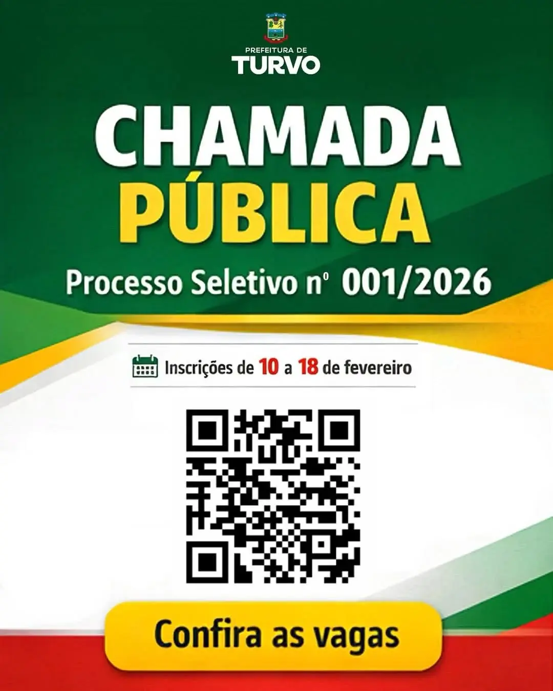 Prefeitura de Turvo Abre Processo Seletivo para Educação e Serviços Gerais em 2026