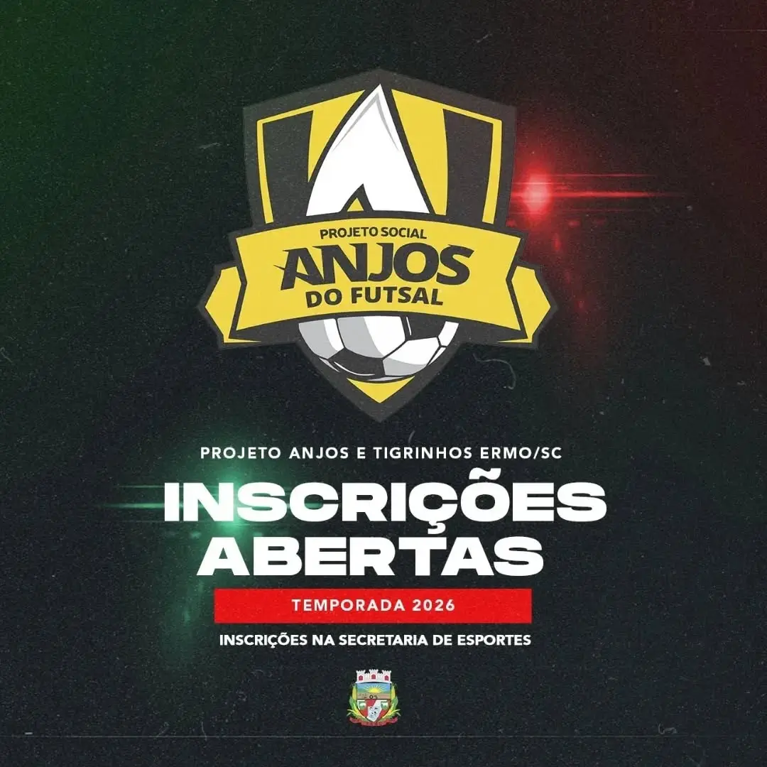 Ermo Abre Inscrições para Projetos Tigrinhos e Anjos do Futsal: Incentivo ao Esporte para Crianças e Adolescentes