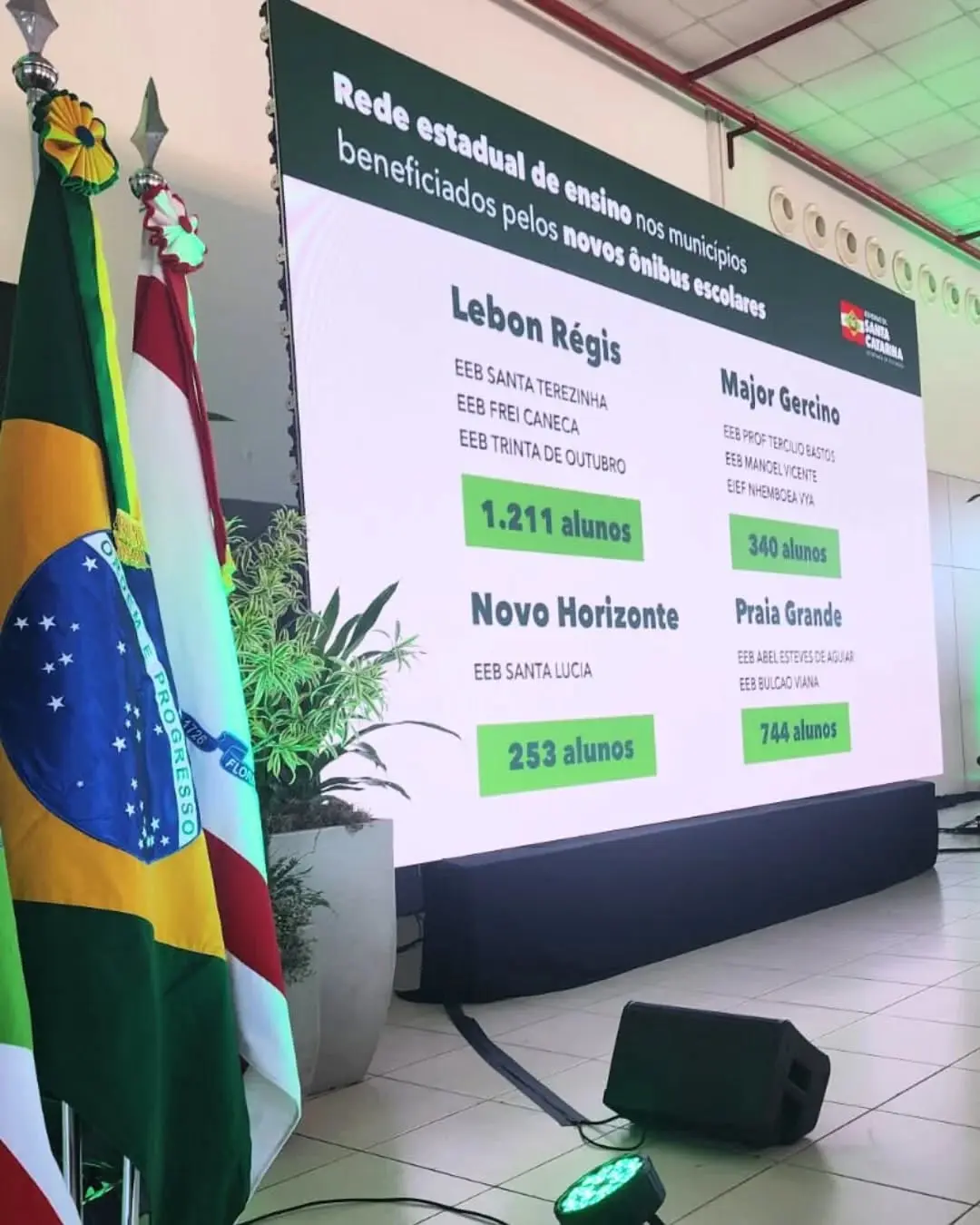 Praia Grande (SC) Recebe Novo Ônibus para Reforçar o Transporte Escolar