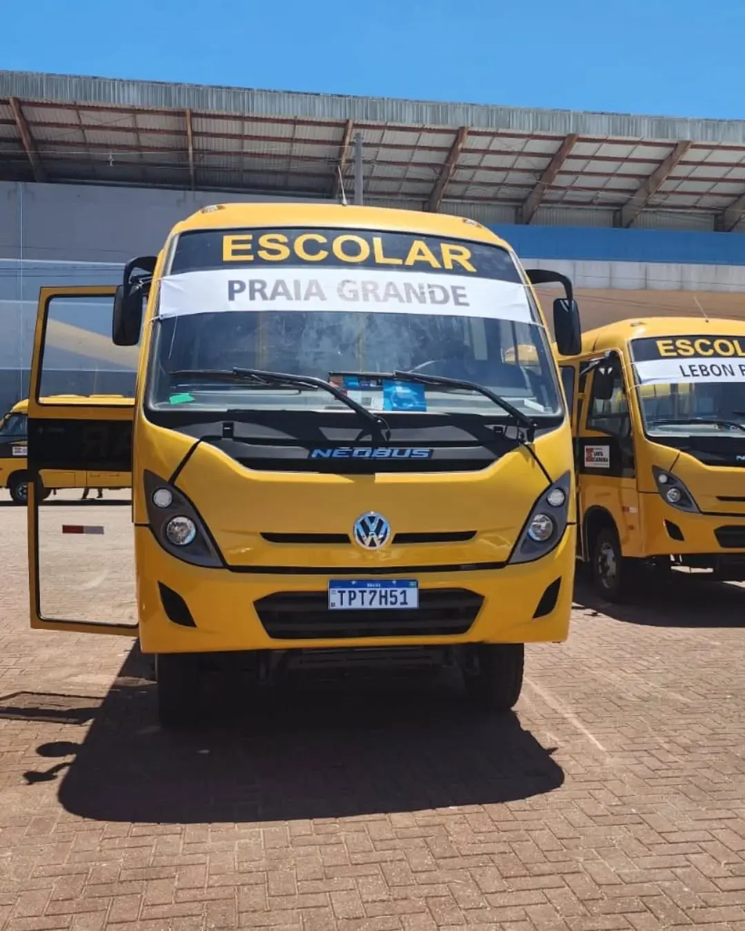 Praia Grande (SC) Recebe Novo Ônibus para Reforçar o Transporte Escolar