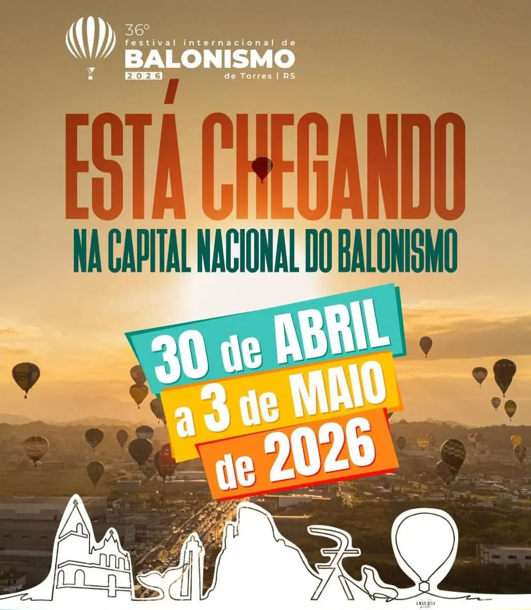 Ícones da Cidade Ganham Vida em Nova Coleção de Balonismo em 2026