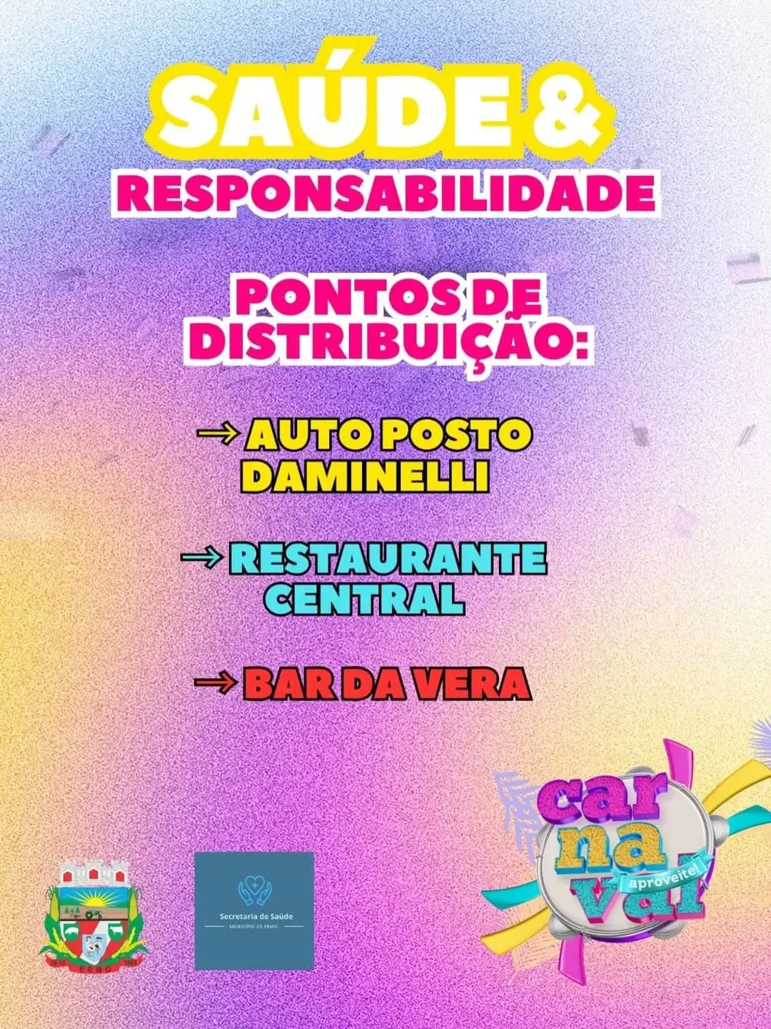 Ermo Promove Carnaval com Responsabilidade e Distribui Preservativos Gratuitamente