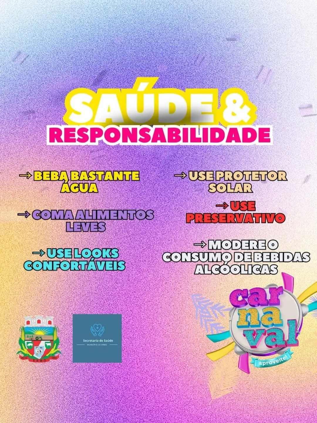 Ermo Promove Carnaval com Responsabilidade e Distribui Preservativos Gratuitamente