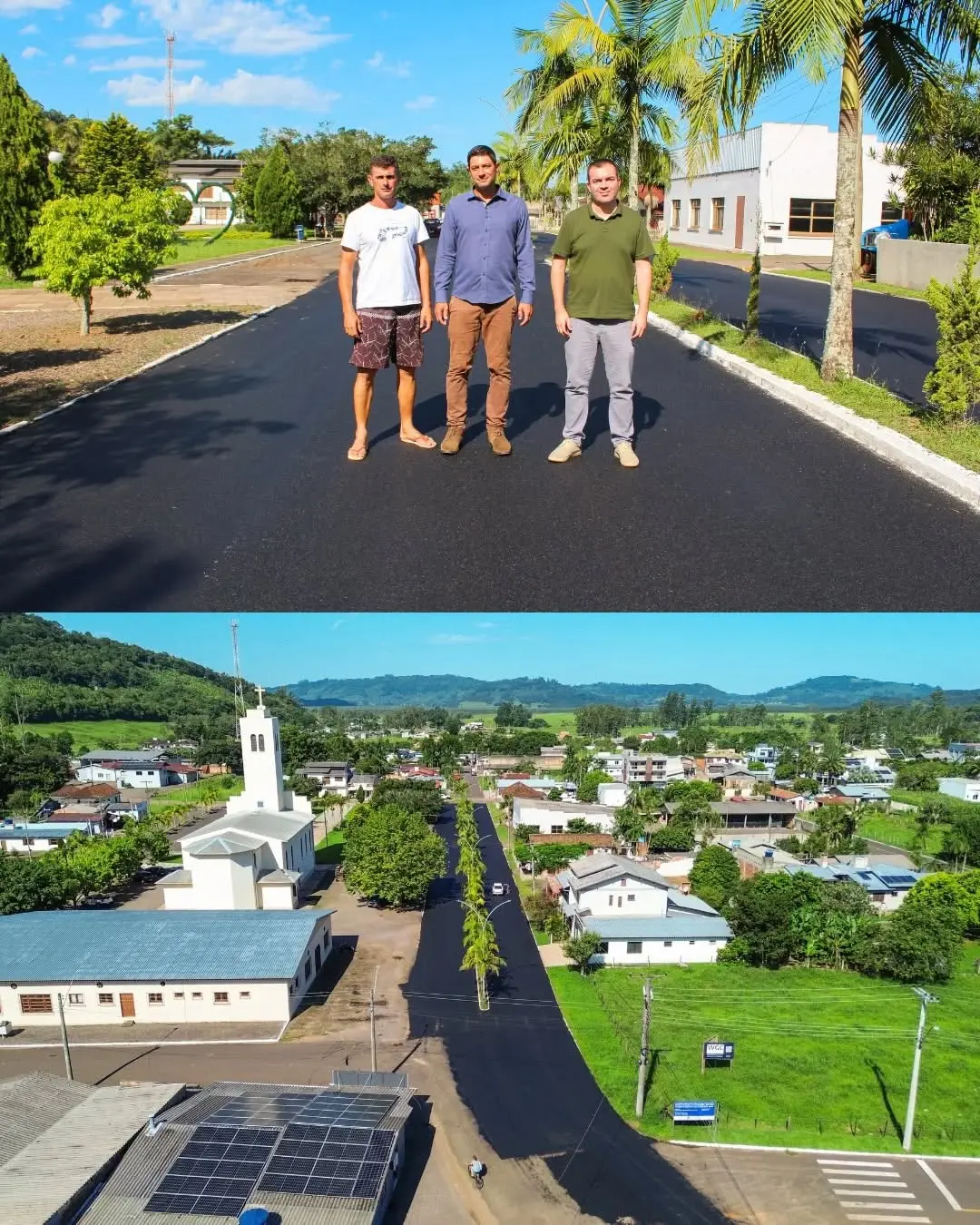 Morrinhos do Sul Recebe Recapagem Asfáltica no Centro com Investimento de R$ 200 Mil
