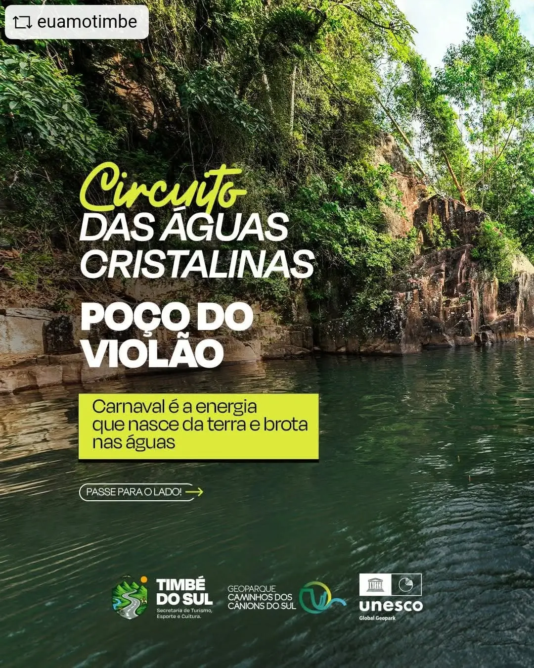 Carnaval em Timbé do Sul: Troque a Folia pela Paz no Poço do Violão em 2026