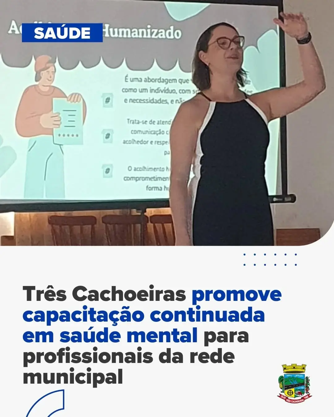 Três Cachoeiras Investe em Capacitação em Saúde Mental para Profissionais da Rede Municipal