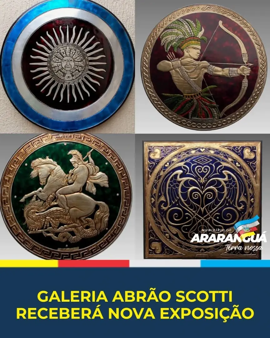 Arte do Repujado: Exposição de Cacaio Tavares Ilumina Araranguá