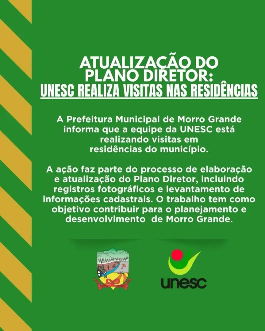 Morro Grande se prepara para o futuro com atualização do Plano Diretor