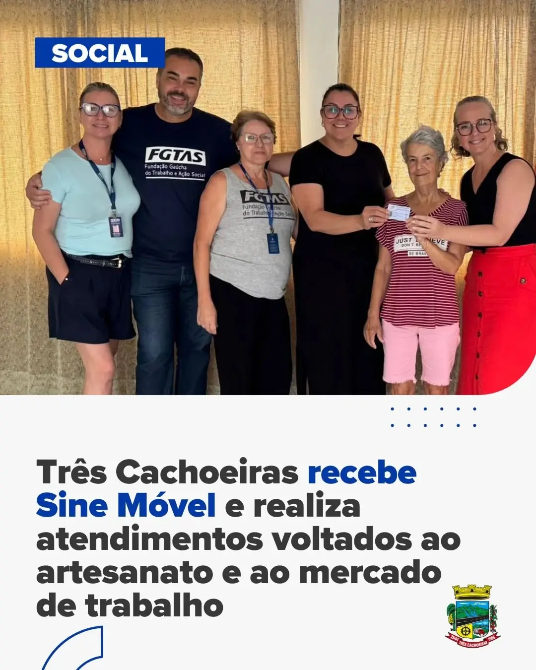 Três Cachoeiras Impulsiona Artesanato e Emprego com Sine Móvel