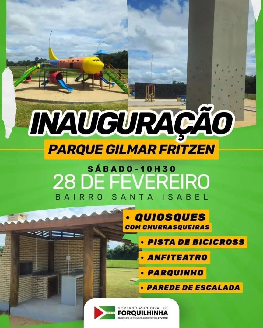 Forquilhinha Ganha Novo Parque Gilmar Fritzen: Lazer e Diversão para Toda a Família