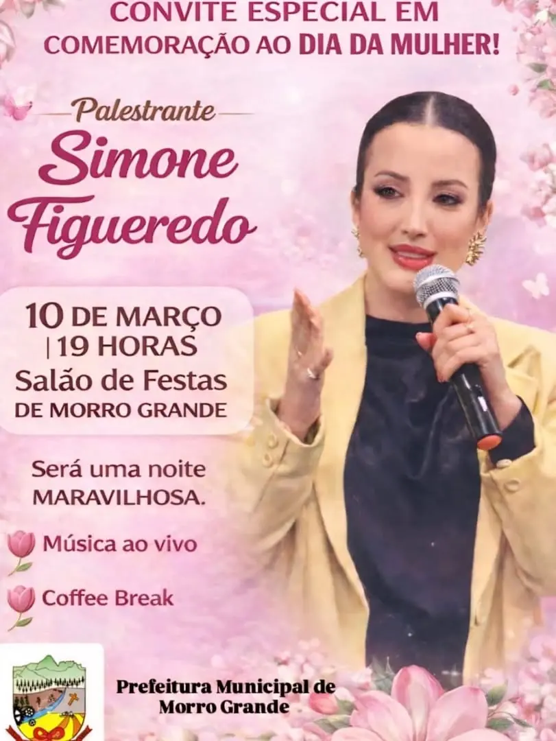 Morro Grande Celebra o Dia da Mulher com Noite Especial e Palestra Inspiradora