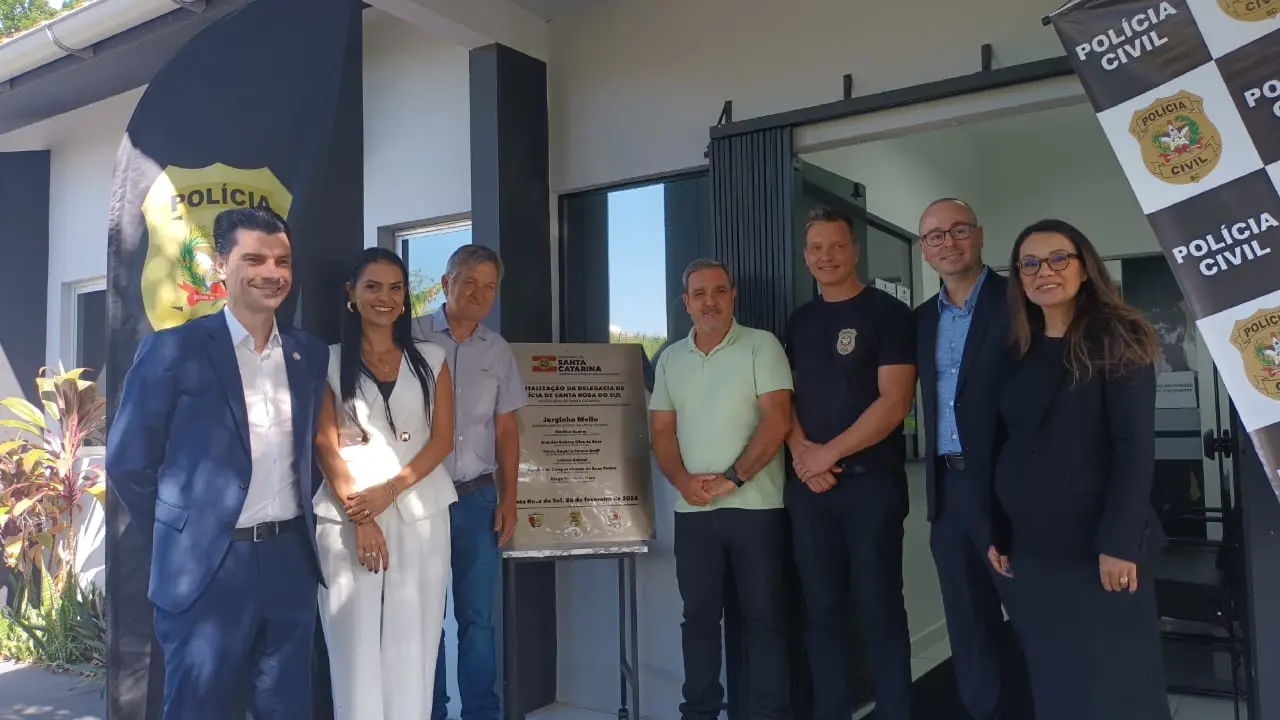 Santa Rosa do Sul Ganha Delegacia Revitalizada: Mais Segurança para a Comunidade