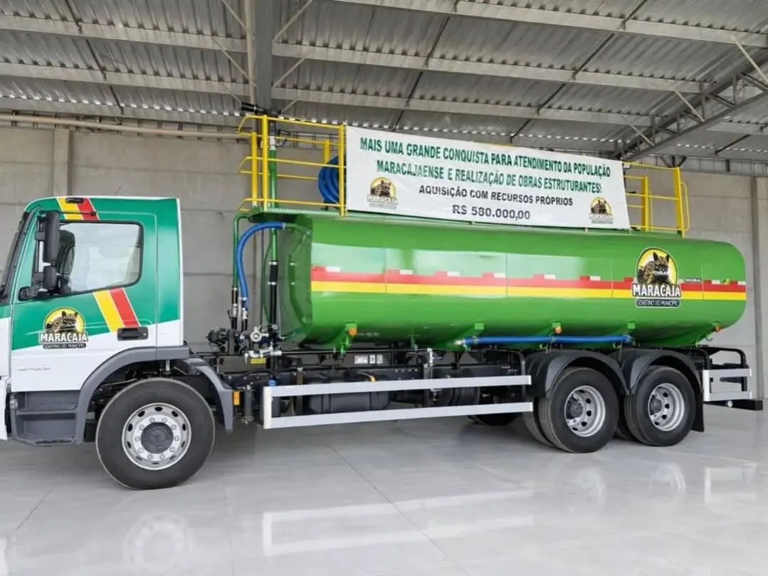 Maracajá Adquire Novo Caminhão-Pipa para Fortalecer Serviços Públicos
