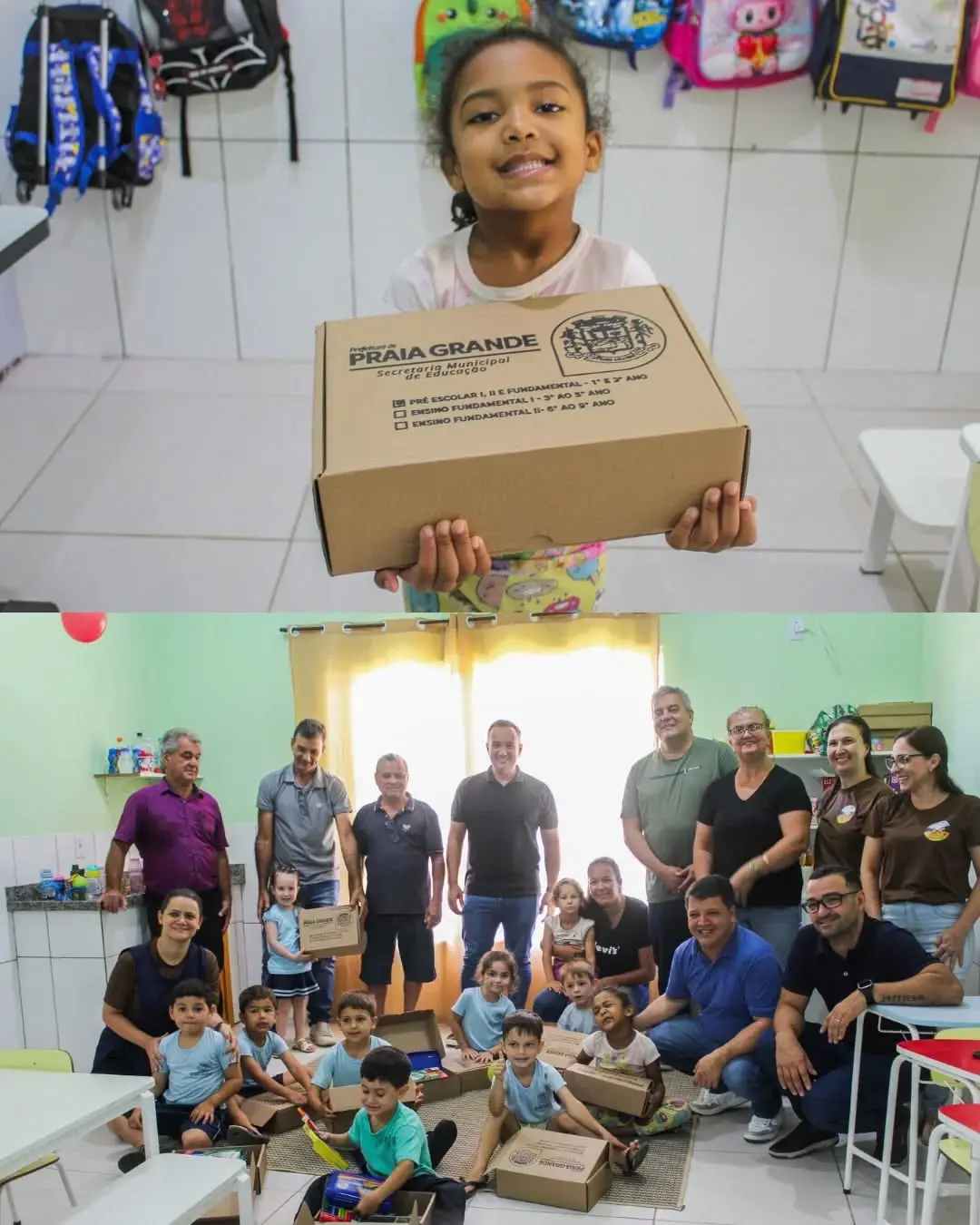 Praia Grande Garante Material Escolar para 850 Alunos pelo Quinto Ano Consecutivo