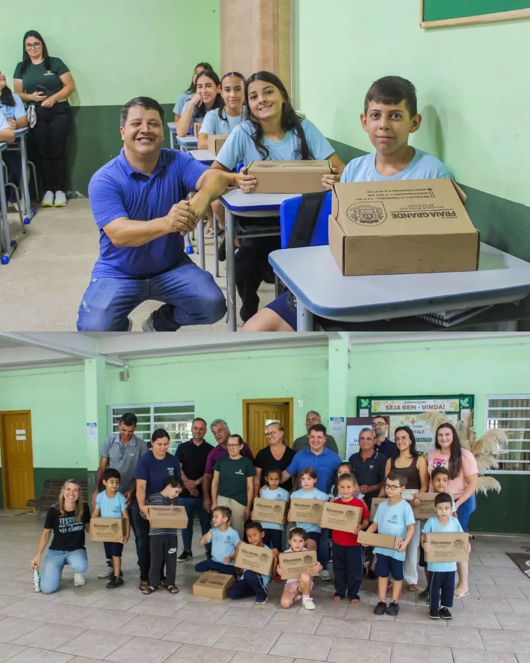 Praia Grande Garante Material Escolar para 850 Alunos pelo Quinto Ano Consecutivo