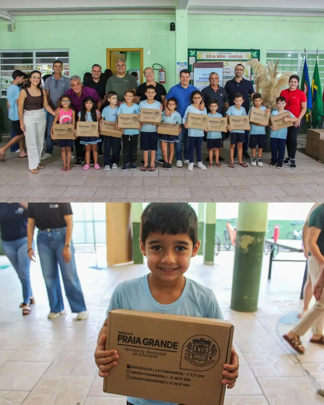 Praia Grande Garante Material Escolar para 850 Alunos pelo Quinto Ano Consecutivo