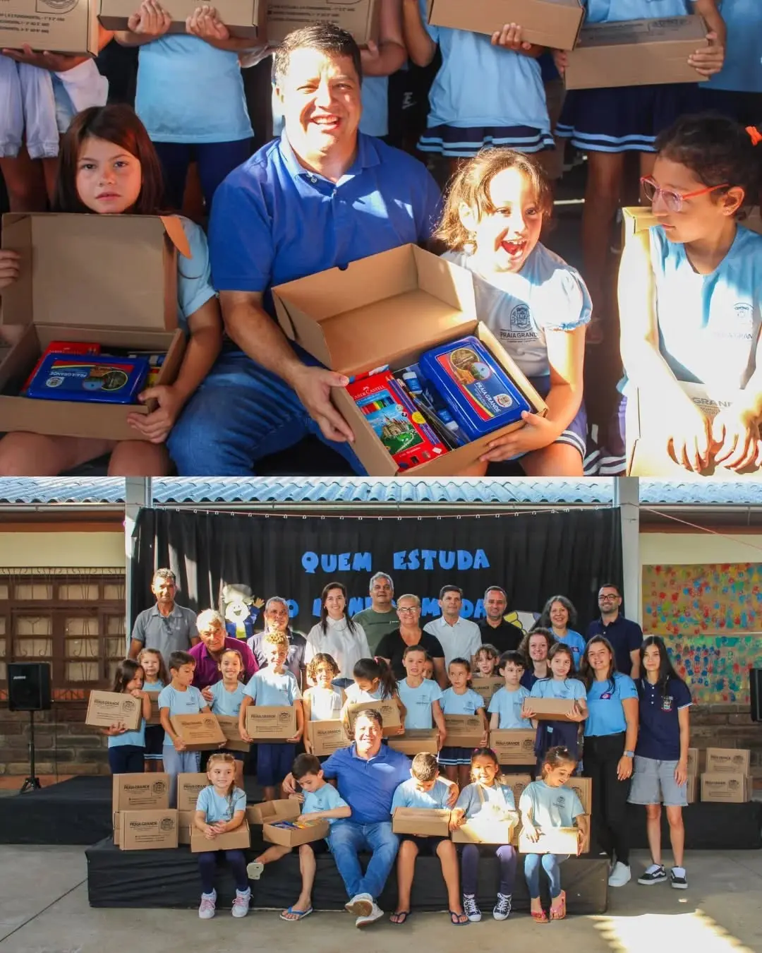 Praia Grande Garante Material Escolar para 850 Alunos pelo Quinto Ano Consecutivo
