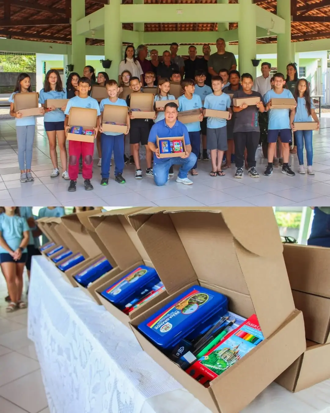 Praia Grande Garante Material Escolar para 850 Alunos pelo Quinto Ano Consecutivo