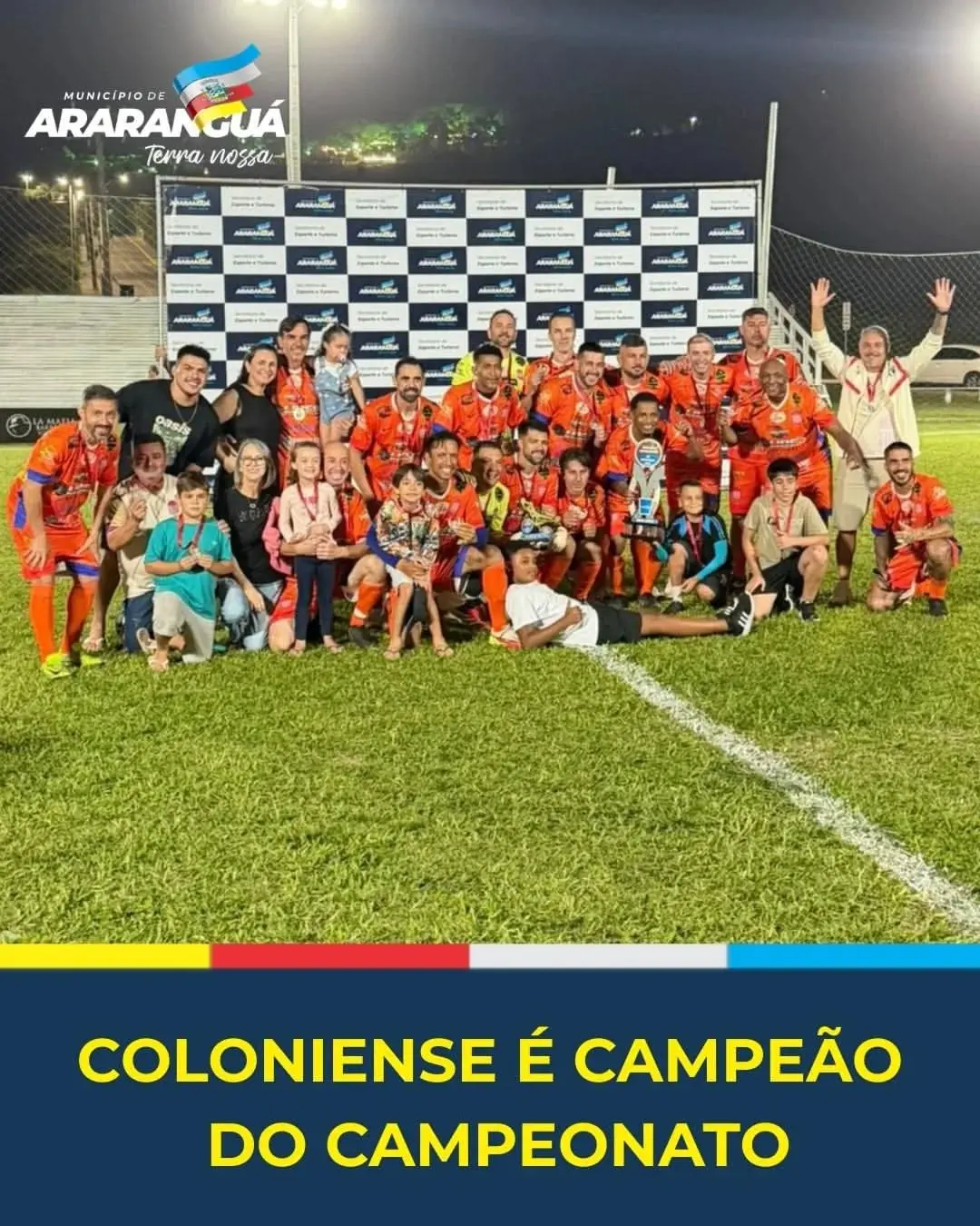 Coloniense é Campeão no Campeonato de Futebol Sete Society Master em Araranguá