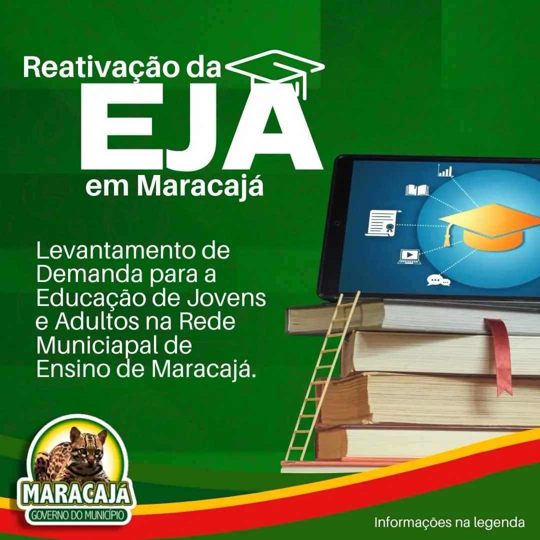 Maracajá busca interessados para reativar a Educação de Jovens e Adultos (EJA)