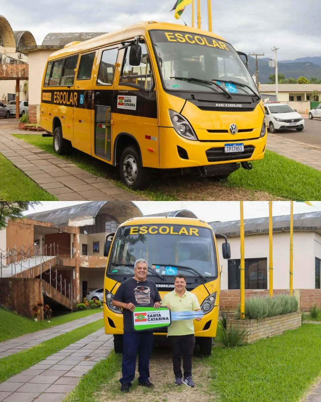 Praia Grande (SC) Reforça Transporte Escolar com Novo Ônibus